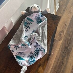 Mary Meyer Little Knottie Lovey Security Blanket Sloth Textured Back